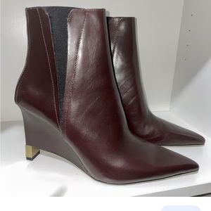 NWT ZARA brown leather boots originally $219
